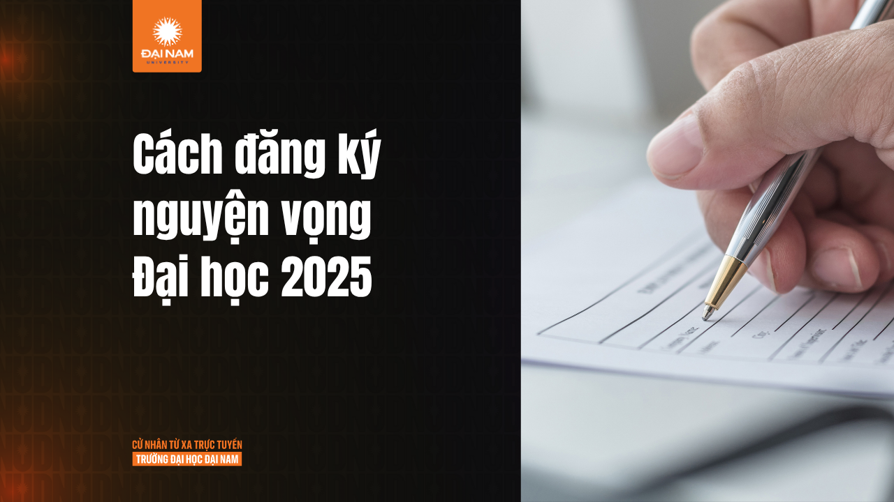 Cách đăng ký nguyện vọng đại học 2026